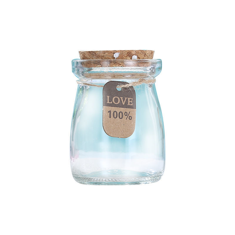 Candle Supplies Glass Jars - 100 ML Küçük Şanslı Yıldız Cam