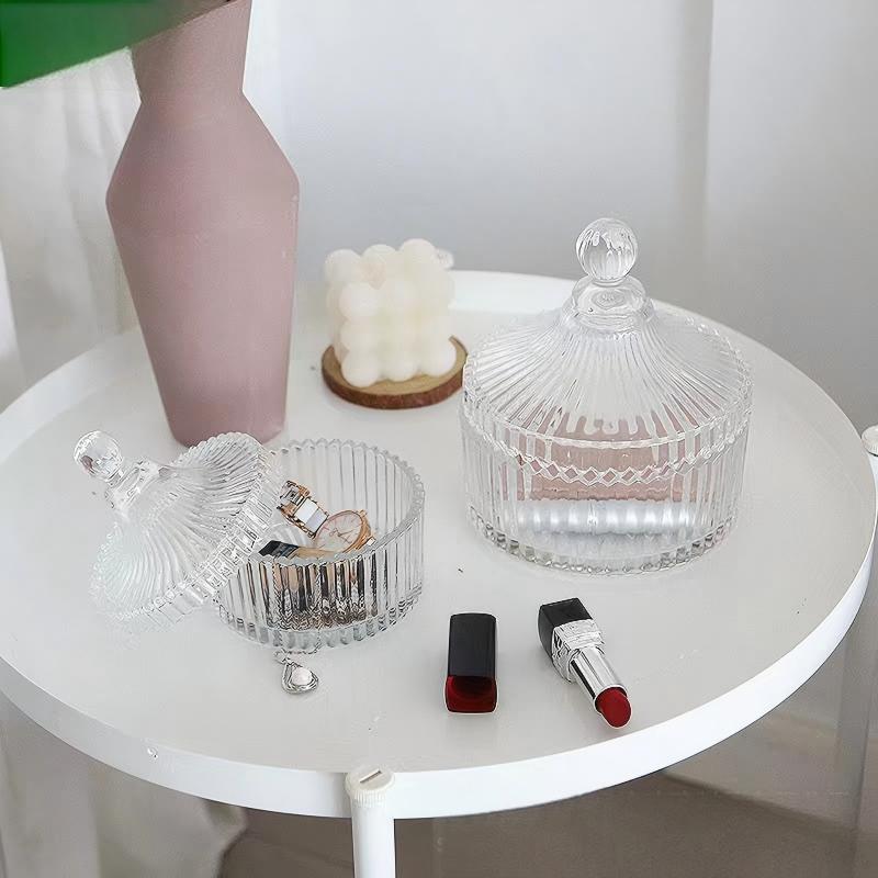 Candle Supplies Glass Jars - Şeffaf Mum Cam Kavanozlar Kapaklı Yurt
