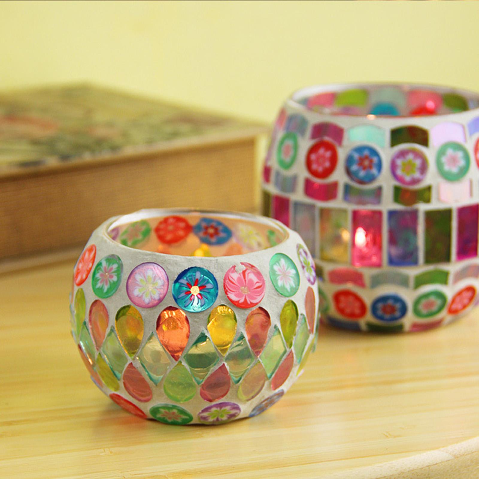 Candle Supplies Glass Jars - Tealight Mumluk Cam Mumluklar Çok Renkli