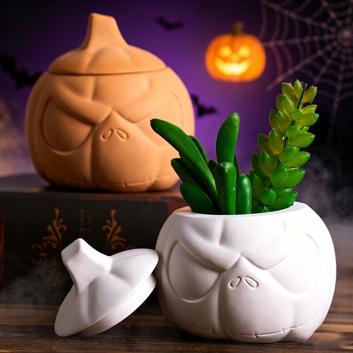 Candle Supplies Jars - Hayalet Yüz Mumluk Silikon Kalıbı DIY