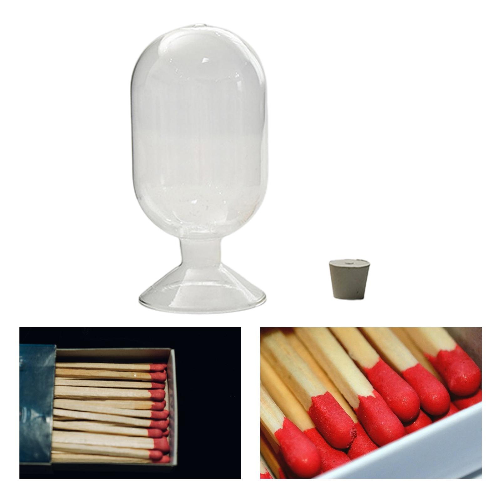 Candle Supplies Glass Jars - Depolama kavanoz maçlar depolama şişesi İşlevli