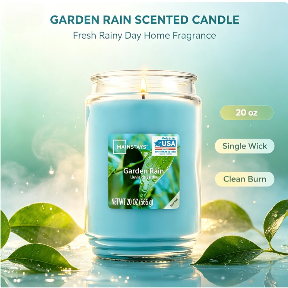 Candle Supplies Glass Jars - Tek Fitilli Kokulu Cam Kavanoz Mum