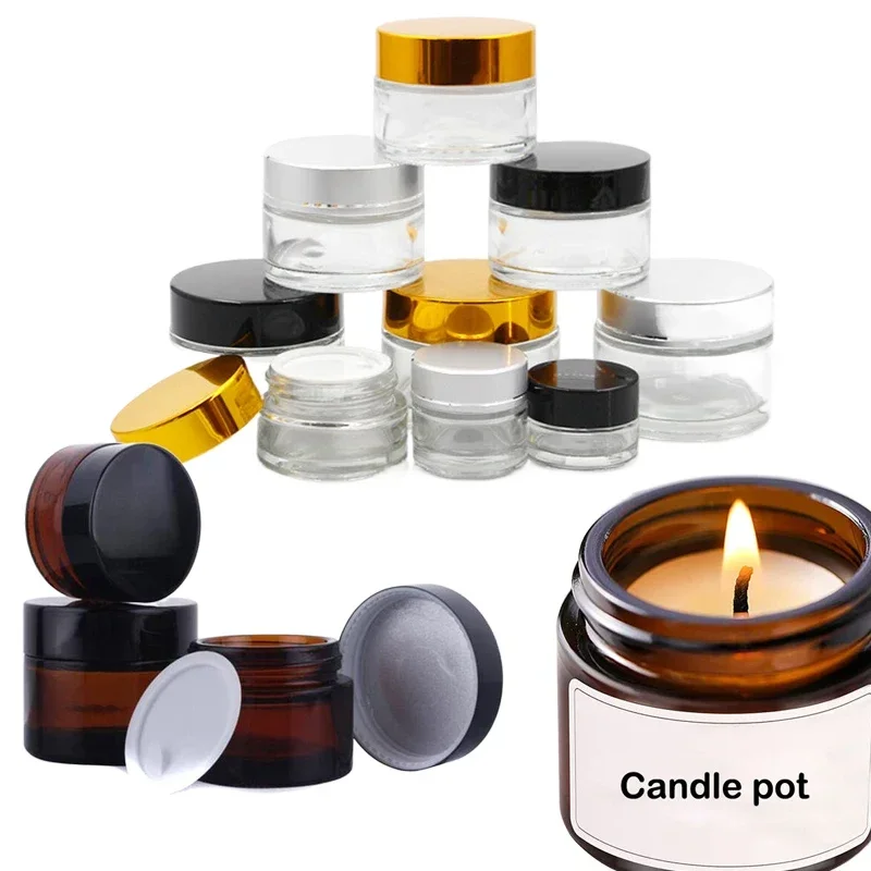 5 adet 5g-100g Mini Amber Yuva - Candle Supplies Glass Jars incelemesi ve fiyatı