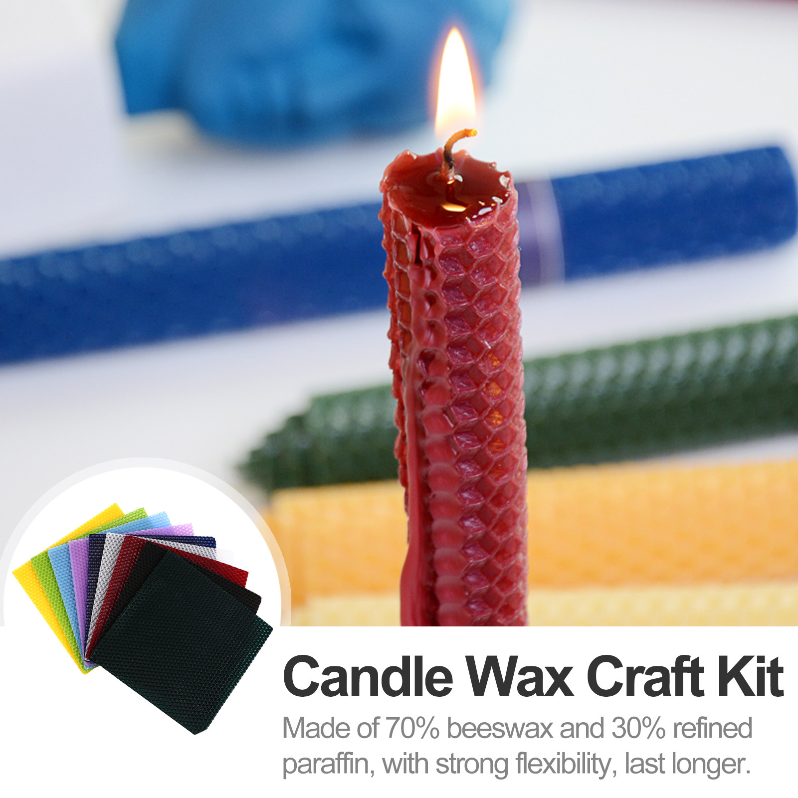 9 Parça Balmumu Yapım Seti Yar - Beeswax Sheet Roll incelemesi ve fiyatı