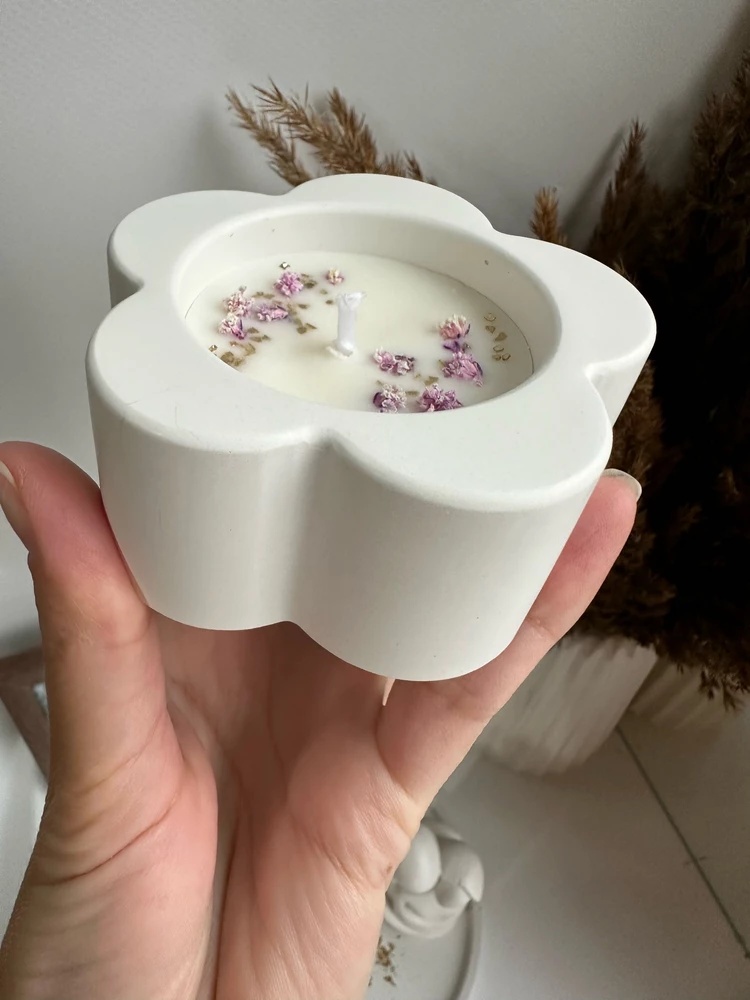 3D Erik Çiçeği şekilli Silindi - Candle Supplies Jars incelemesi ve fiyatı