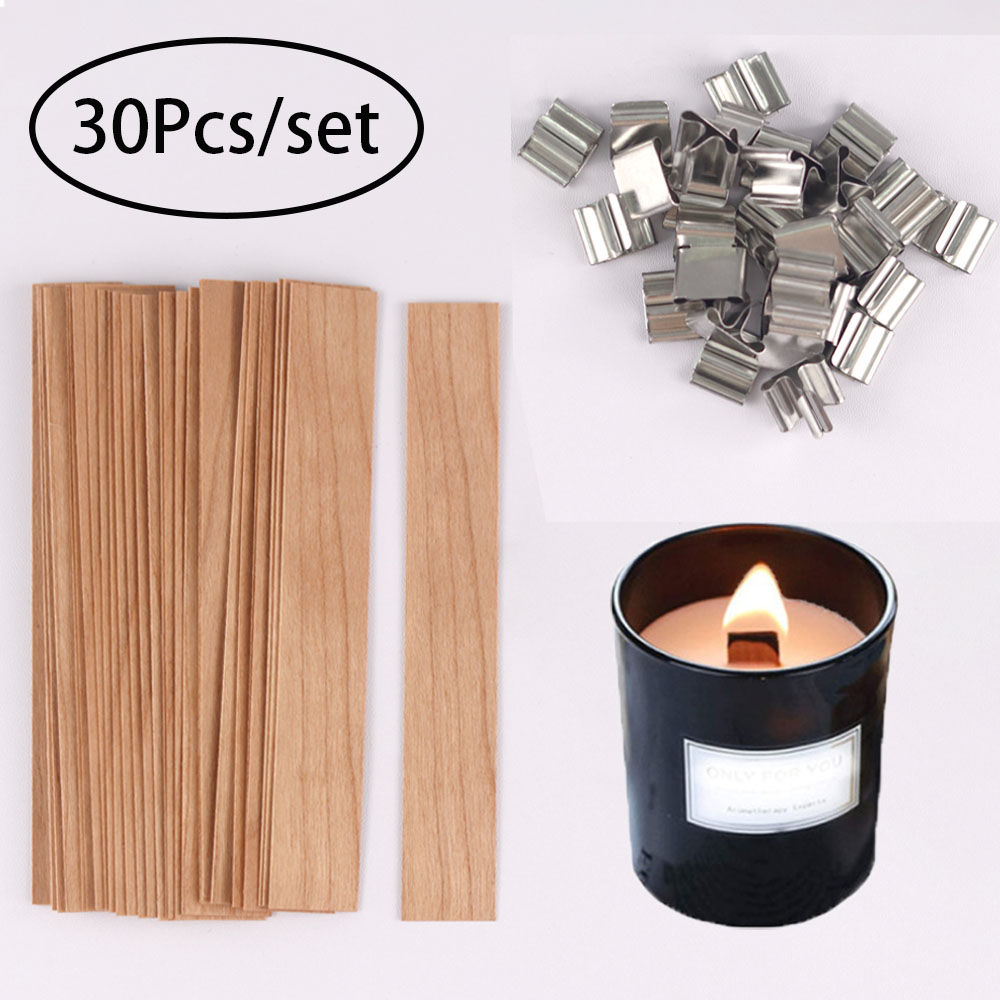 30 adet ahşap mum fitilleri mu - Candle Supplies Jars incelemesi ve fiyatı