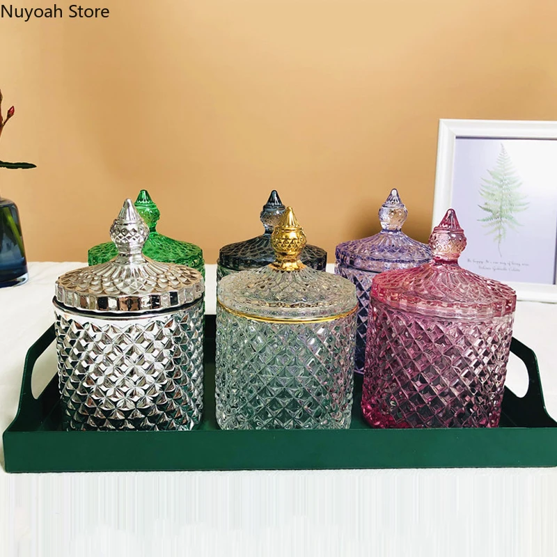 Avrupa Tarzı Kristal Cam sakla - Candle Supplies Glass Jars incelemesi ve fiyatı