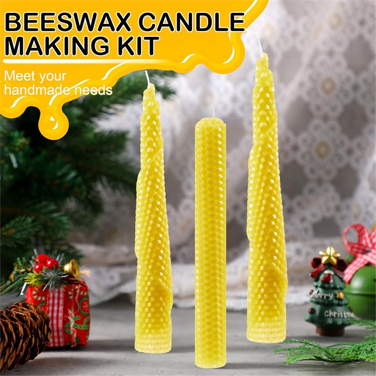 N94R 24 Parça Balmumu Mum Yapı - Beeswax Sheet Roll incelemesi ve fiyatı