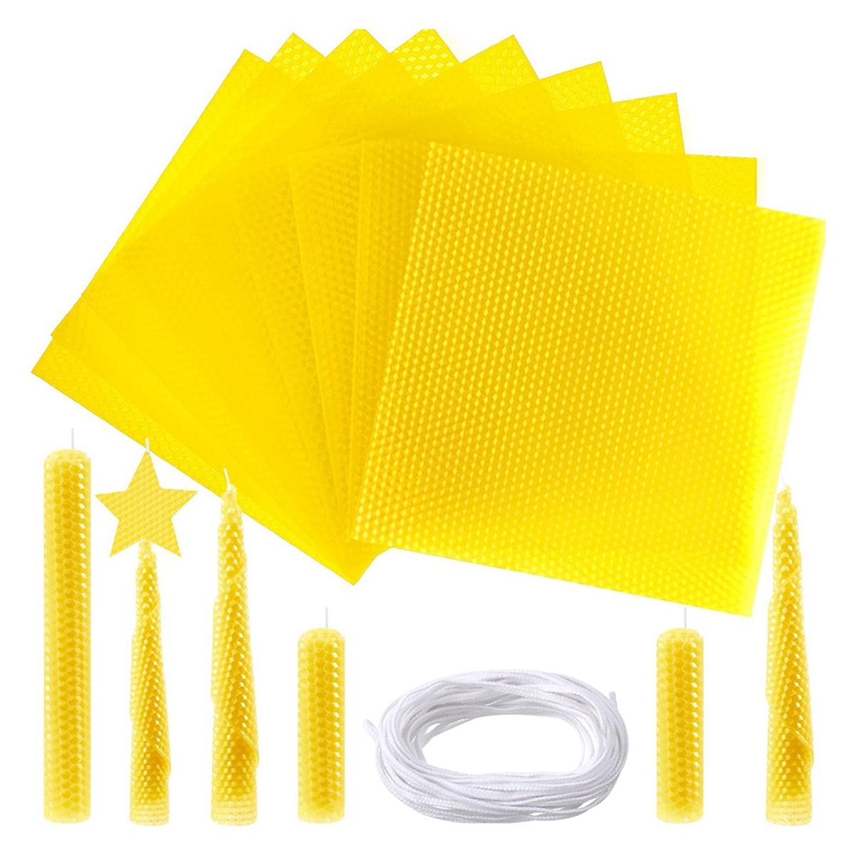 N94R 24 Parça Balmumu Mum Yapı - Beeswax Sheet Roll incelemesi ve fiyatı