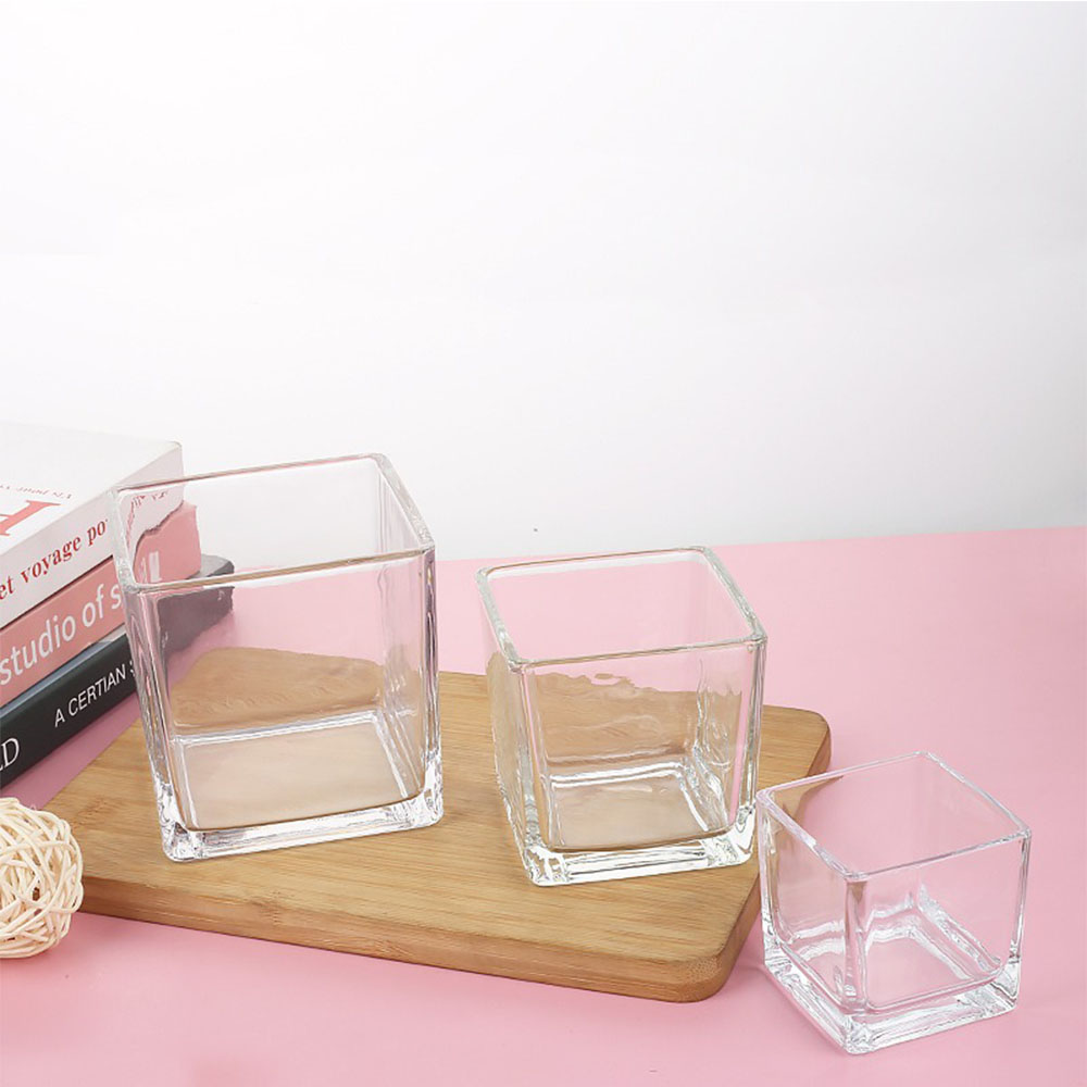 Geometri Kare Şamdan Tütsü Yap - Candle Supplies Glass Jars incelemesi ve fiyatı